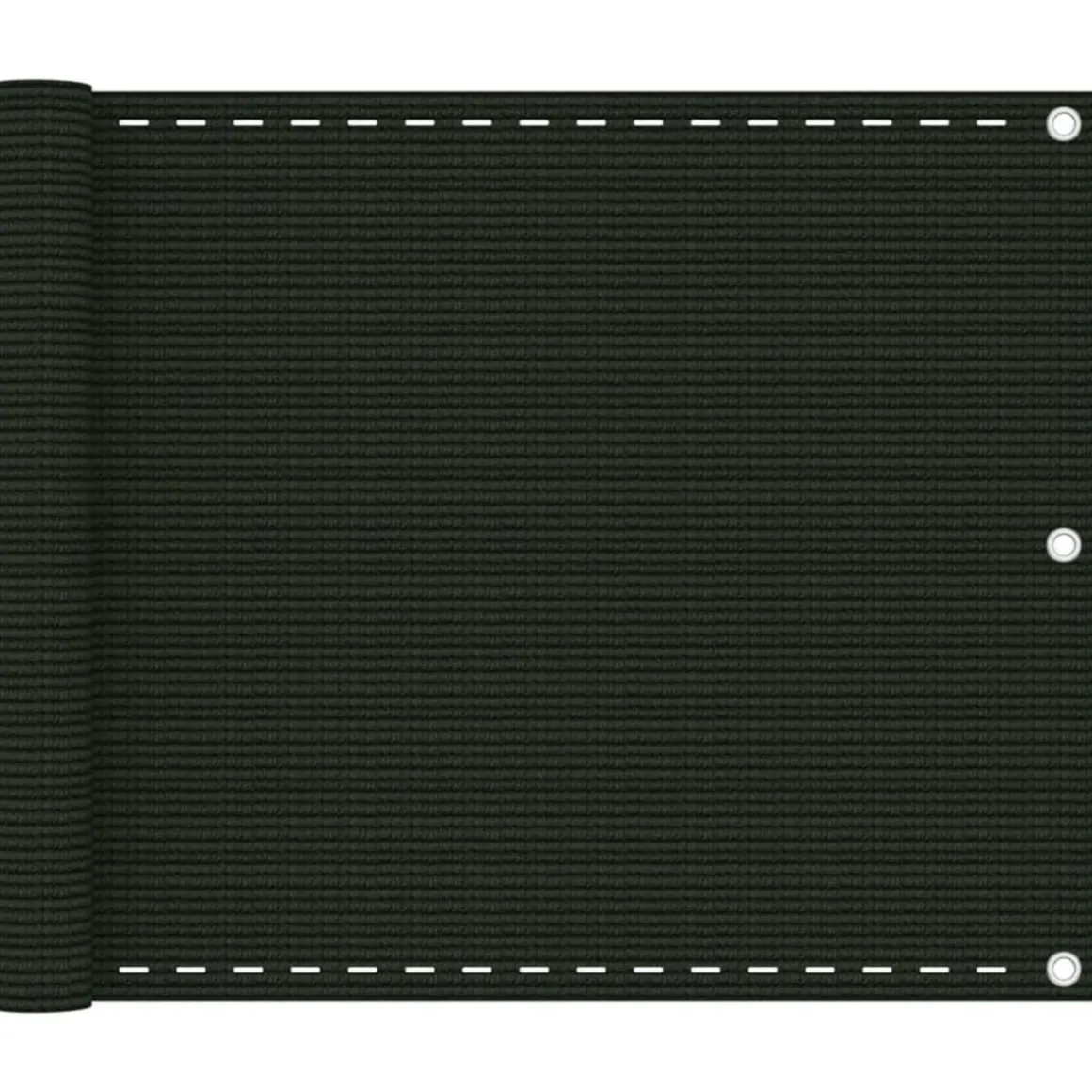 Ecran de balcon Vert fonce 75x600 cm PEHD