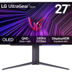 Ecran PC Gamer UltraGear 27GS95QE-B Plat 27'' OLED