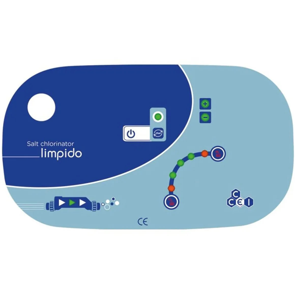 Electrolyseur au sel Limpido 100 pour piscine 61 à 100 m³ - CCEI