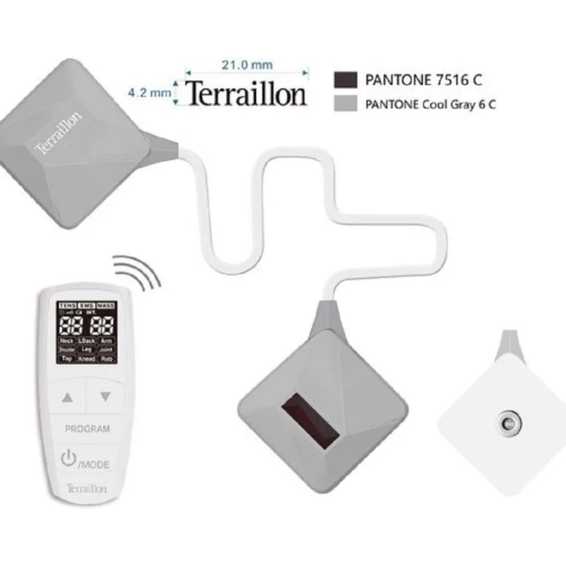Electrostimulation 3 en 1 (ems/tens/mass) - TRIOCARE+