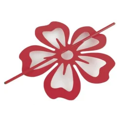Embrasse de Rideau Broche Pétaly 15cm Rouge