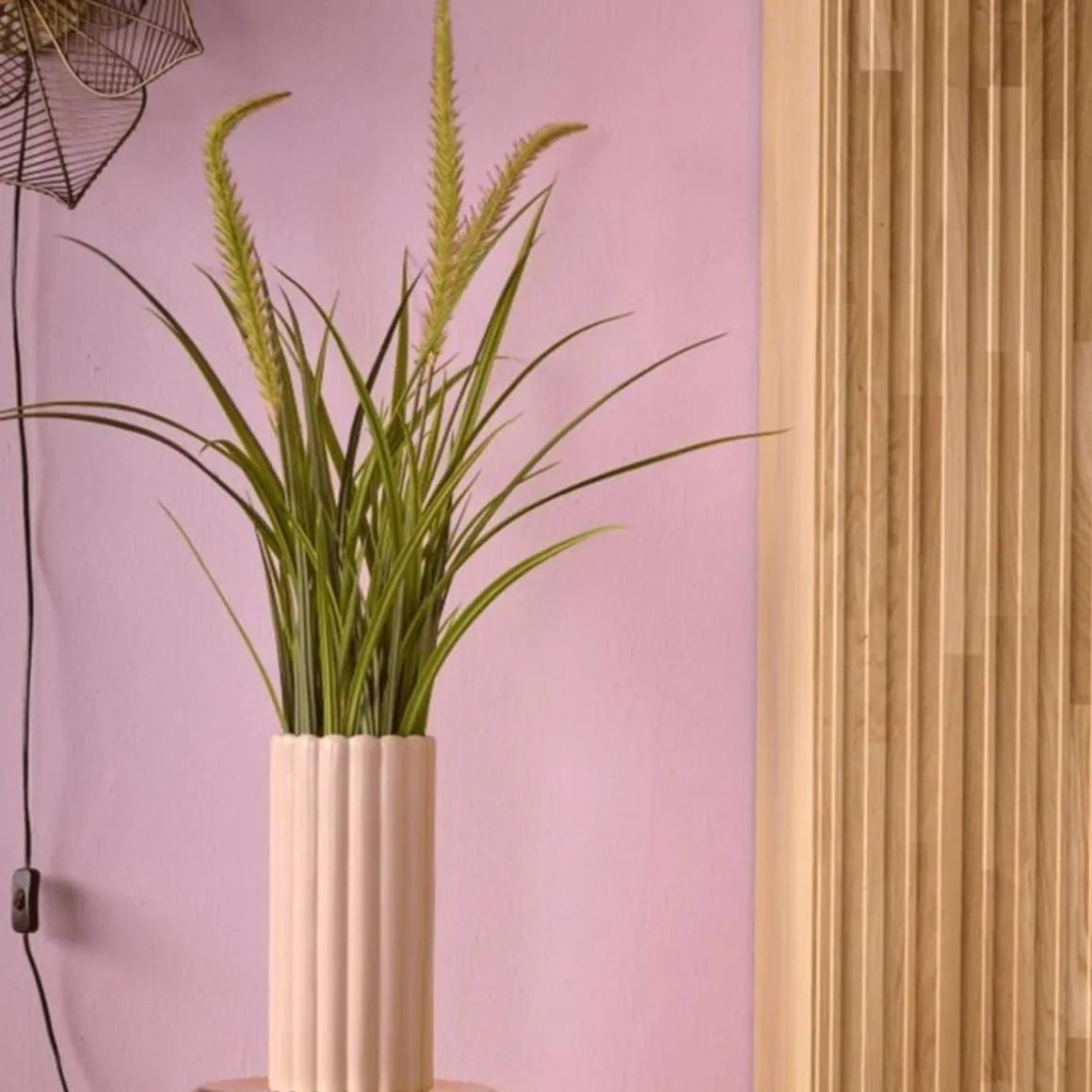 Emerald Herbe de setaire artificielle 90 cm en pot