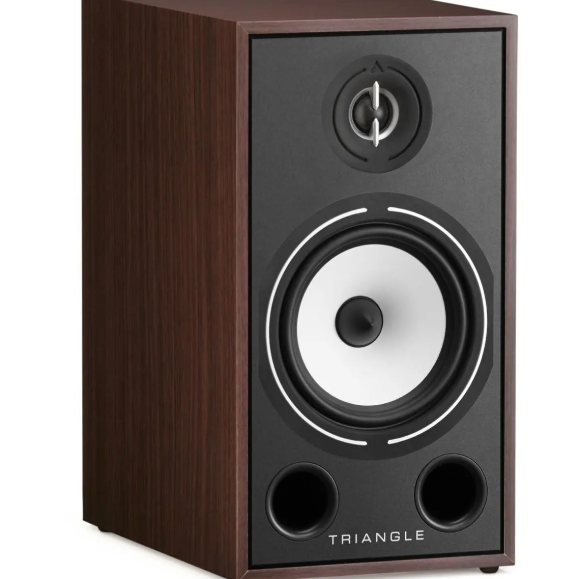 Enceinte bibliothèque Borea BR03 noyer x2