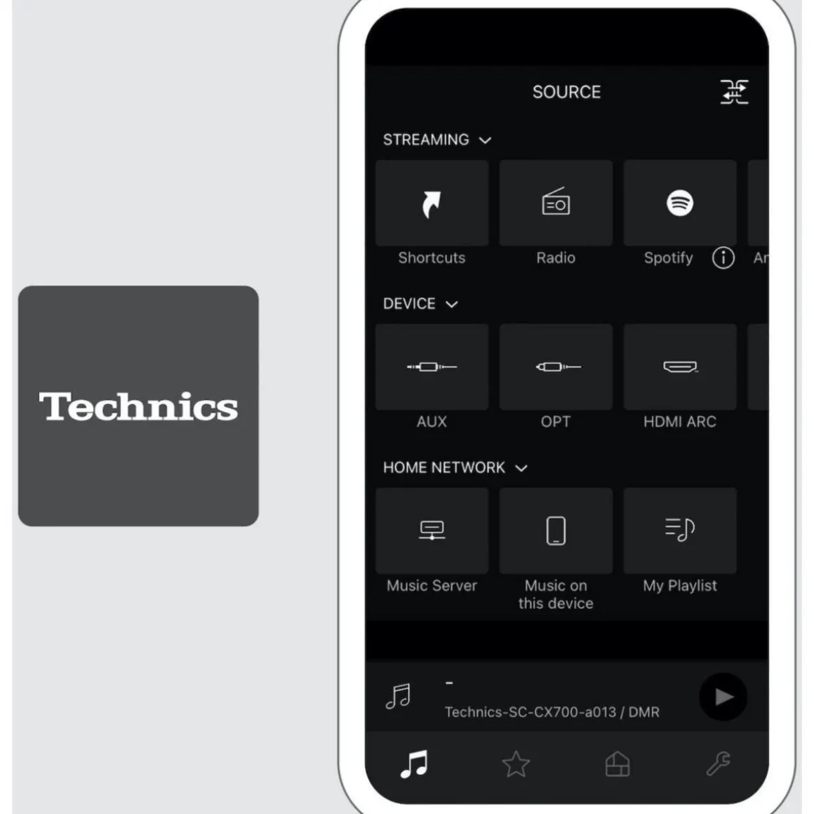 Enceinte bibliothèque SC-CX700E-H