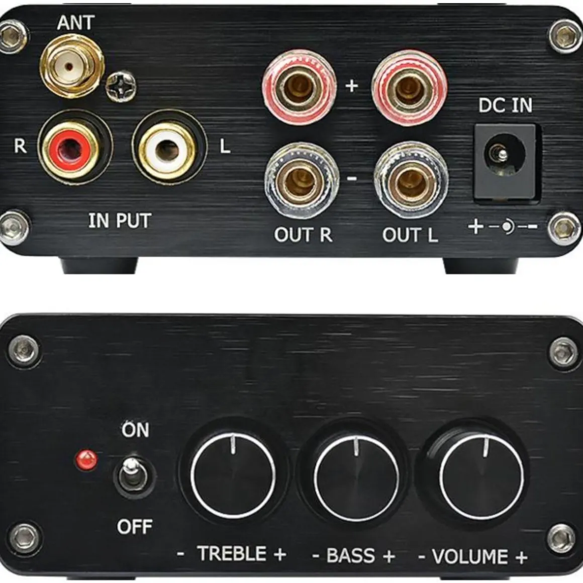 Enceinte encastrable Ensemble Duo-Capot percé (2 HP + ampli)