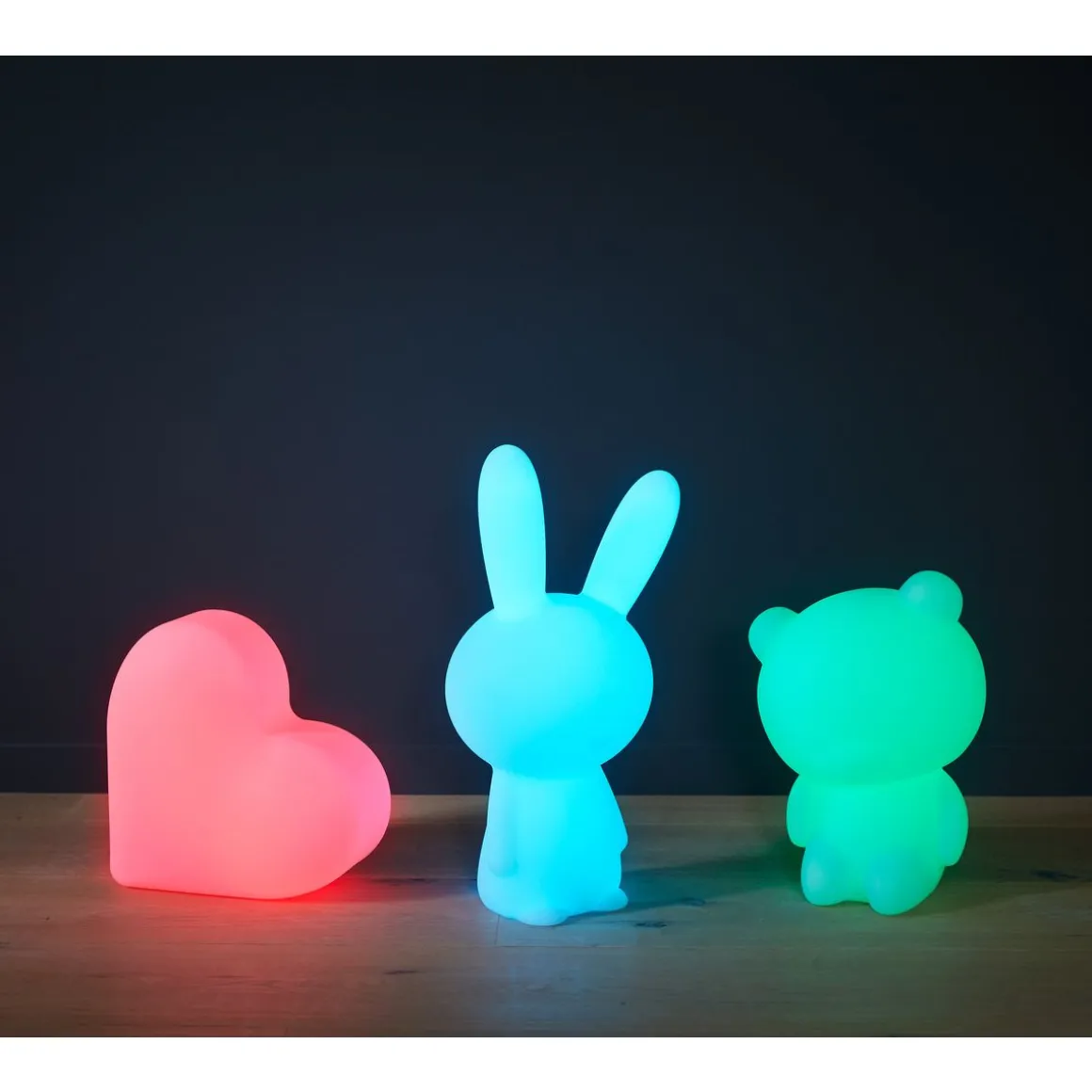 Enceinte portable Bluetooth lumineuse - Blanc - Luminus Licorne