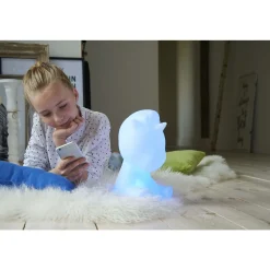 Enceinte portable Bluetooth lumineuse - Blanc - Luminus Licorne