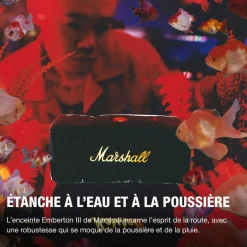 Enceinte portable Emberton III Black & Brass