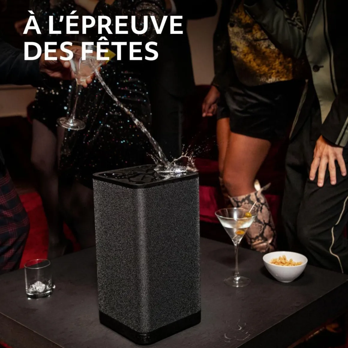 Enceinte portable Hyperboom Noir (2e génération)