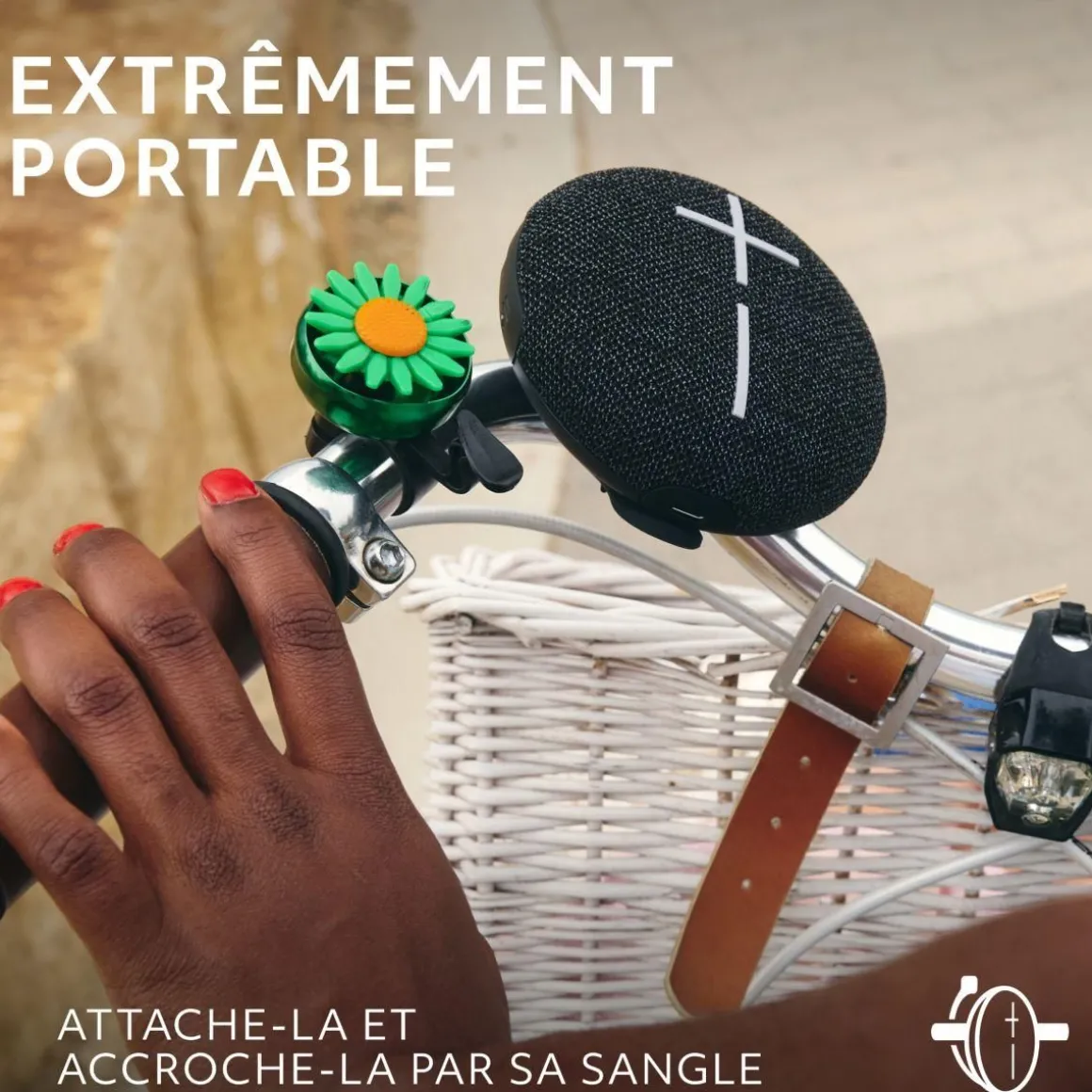 Enceinte portable MINIROLL Noir