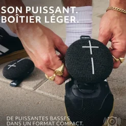 Enceinte portable MINIROLL Noir