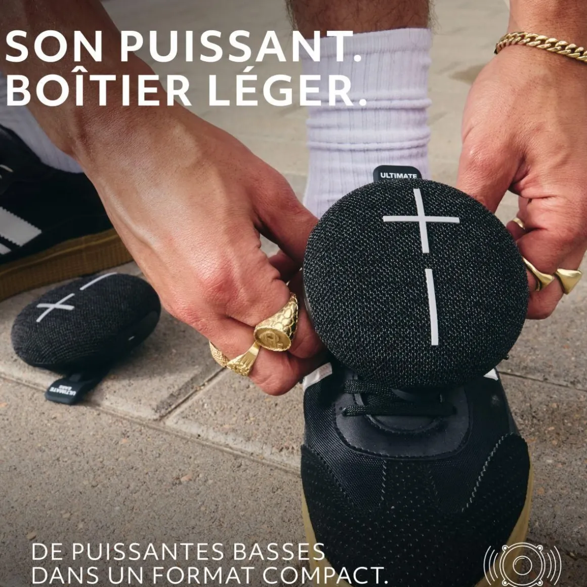 Enceinte portable MINIROLL Noir