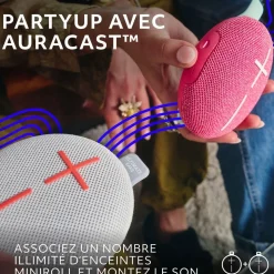 Enceinte portable MINIROLL Gris