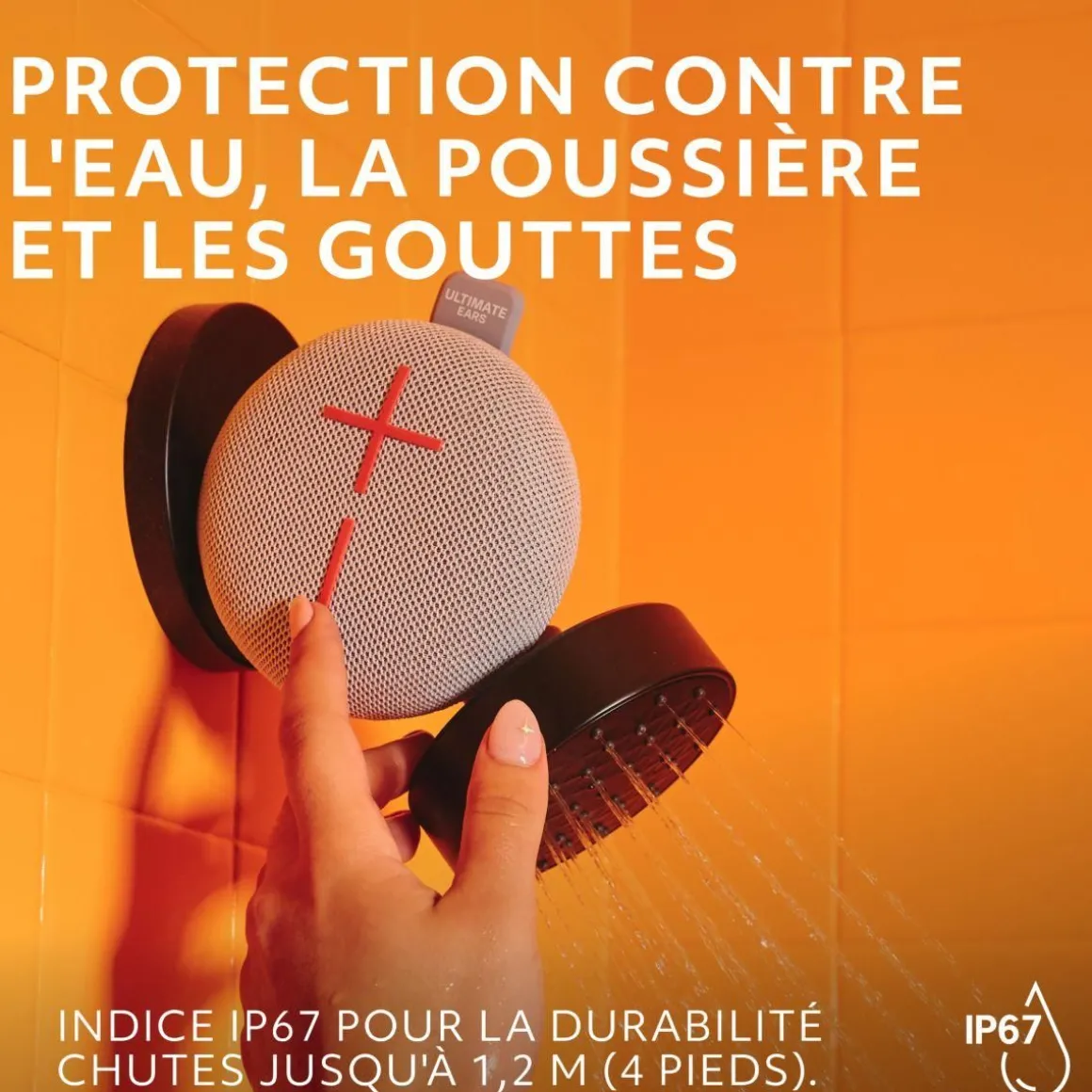 Enceinte portable MINIROLL Gris