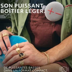 Enceinte portable MINIROLL Gris