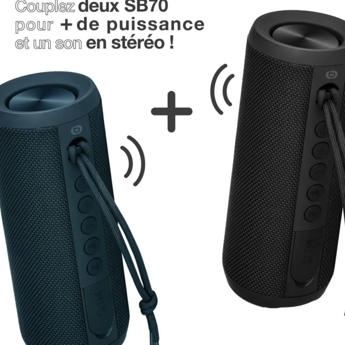 Enceinte portable SB70 Bleue ECO-CONCUE