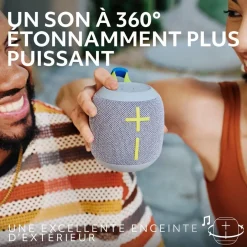 Enceinte portable Wonderboom 4 blanc gris