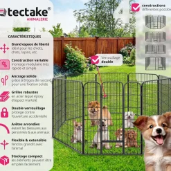 Enclos pour chien modulable