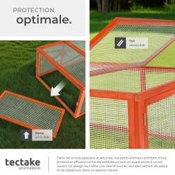 Enclos pour rongeurs 181 x 90 x 48 cm