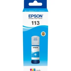 Encre Ecotank Bouteille 113 Cyan 70 ml