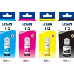 Encre Ecotank Bouteille 113 Cyan 70 ml