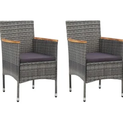 Ensemble a manger de jardin 3 pcs Gris