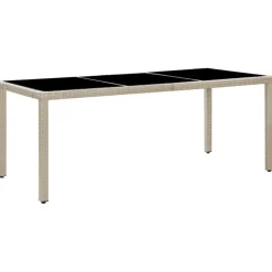 Ensemble a manger d'exterieur et coussins 9 pcs resine tressee