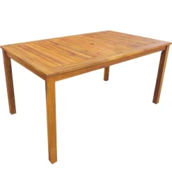 Ensemble a manger d'exterieur 5 pcs Bois d'acacia solide