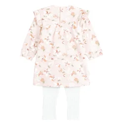 Ensemble bébé robe en molleton et legging Kalaoupe
