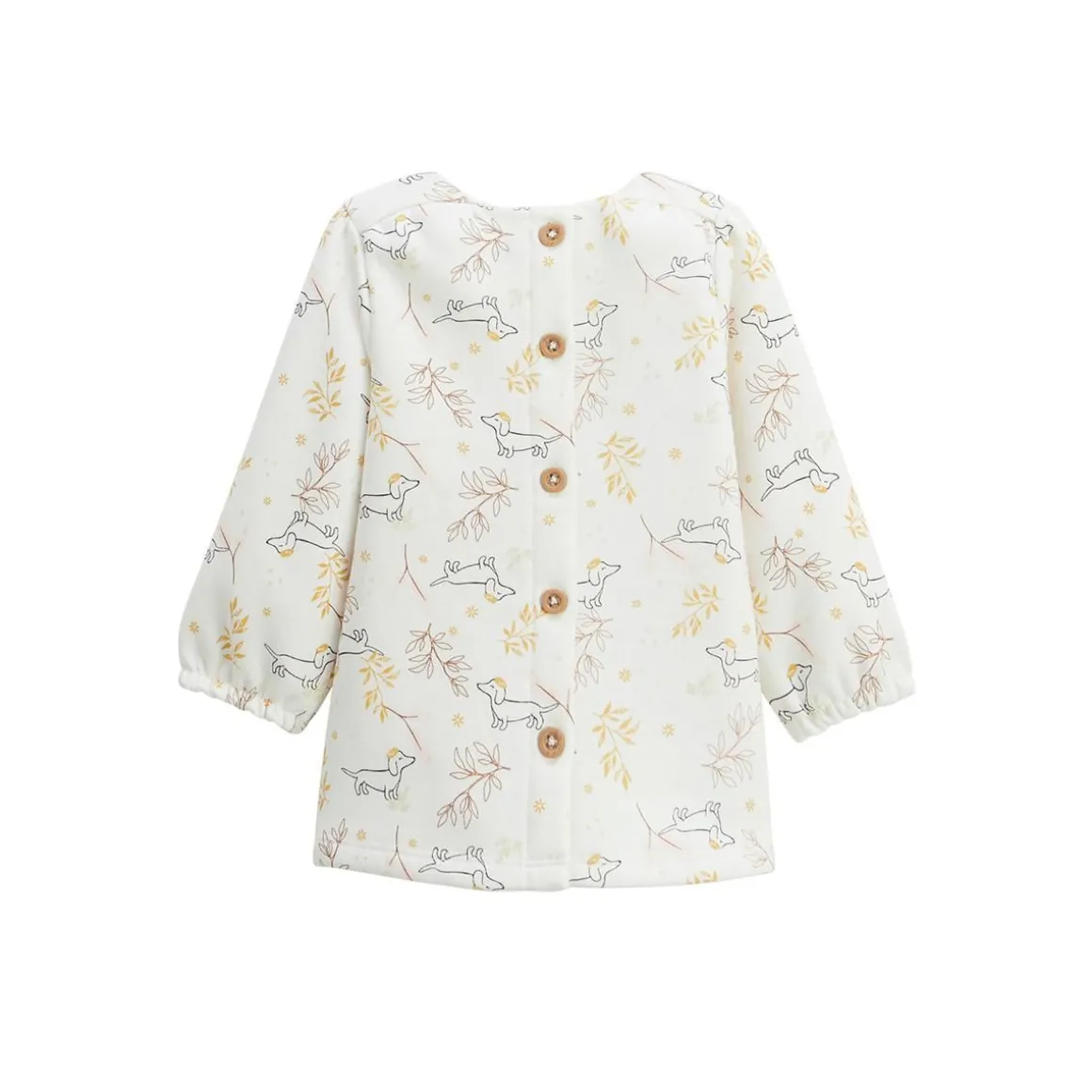 Ensemble bébé robe et legging en molleton Emilie