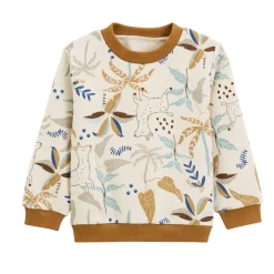 Ensemble bébé sweat-shirt en molleton et pantalon en sherpa Lamascotte