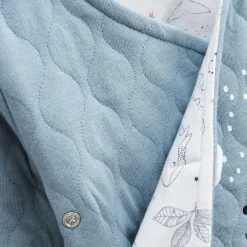 Ensemble bébé veste en coton matelassé et pantalon en velours Petite Balade