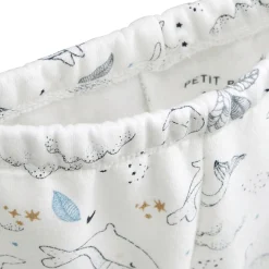 Ensemble bébé veste en coton matelassé et pantalon en velours Petite Balade