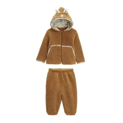 Ensemble bébé veste et pantalon en sherpa Lamascotte