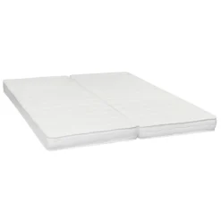 Ensemble de 2 matelas mousse 80x200 cm MEMORYFLEX pour lit relaxation