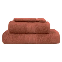 Ensemble de bain 3 pièces (1 drap de bain + 1 serviette de toilette + 1 gant) LUXURY