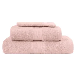 Ensemble de bain 3 pièces (1 drap de bain + 1 serviette de toilette + 1 gant) LUXURY