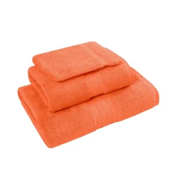 Ensemble de bain 3 pièces (1 drap de bain + 1 serviette de toilette + 1 gant) LUXURY