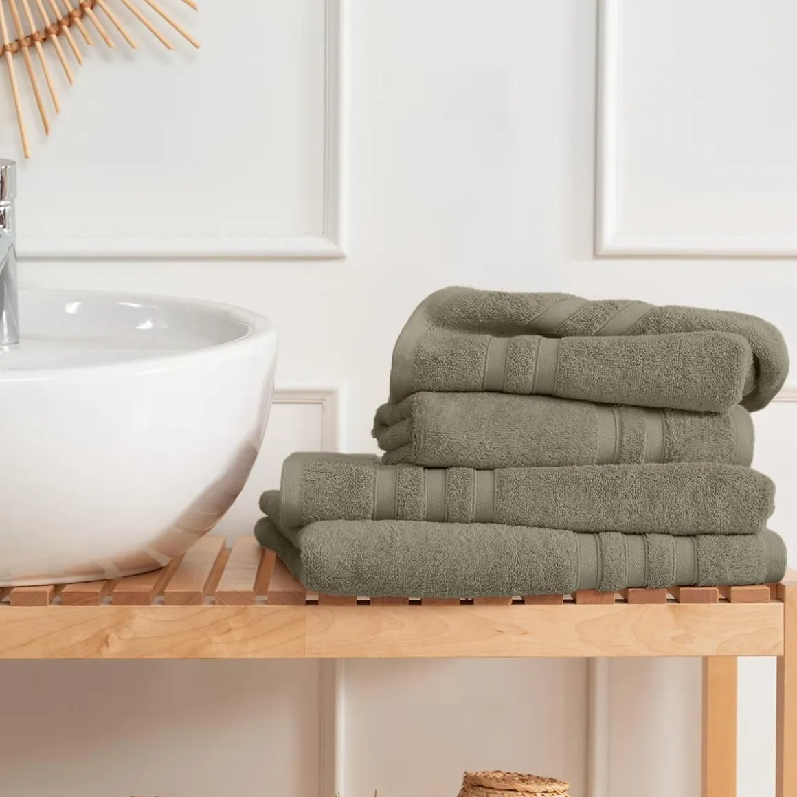 Ensemble de bain 4 pièces 600 g/m² SENSILK