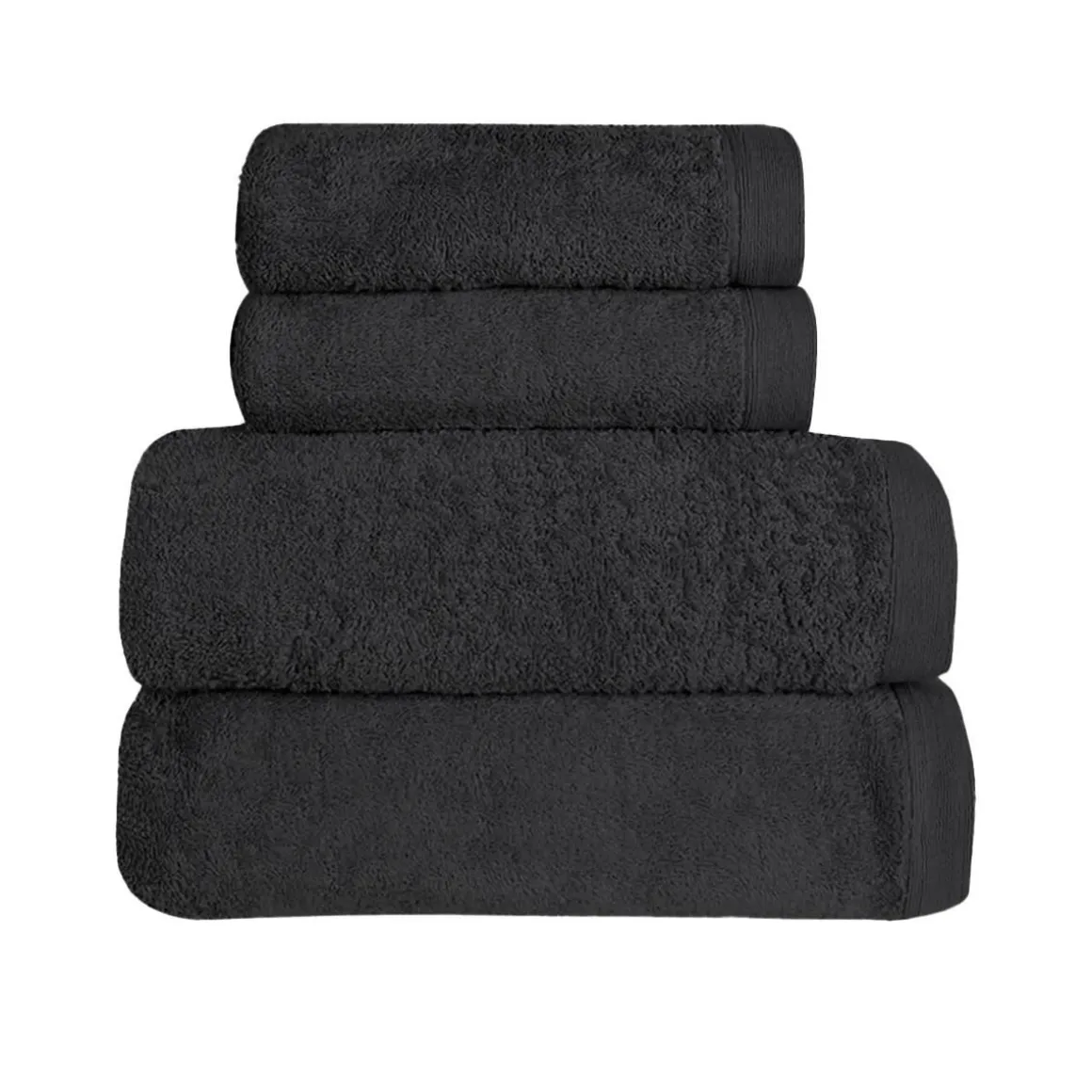 Ensemble de bain 4 pièces 500 g/m² STUDIO (2 draps de bain + 2 serviettes de toilette)