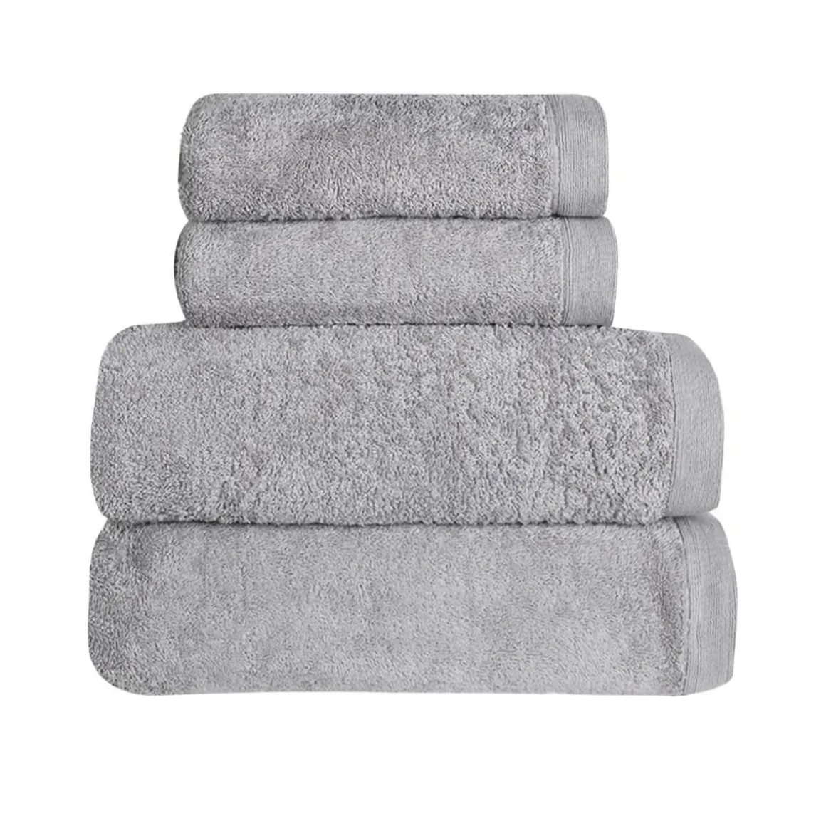 Ensemble de bain 4 pièces 500 g/m² STUDIO (2 draps de bain + 2 serviettes de toilette)