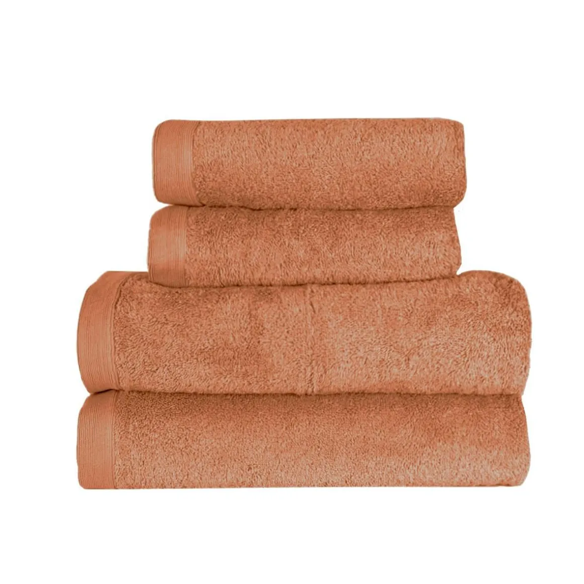 Ensemble de bain 4 pièces 500 g/m² STUDIO (2 draps de bain + 2 serviettes de toilette)