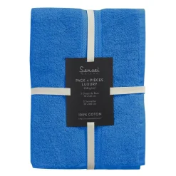 Ensemble de bain 4 pièces (2 draps de bain + 2 serviettes de toilette) LUXURY