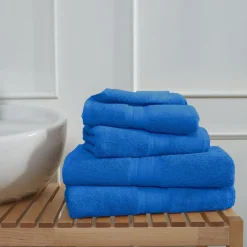 Ensemble de bain 4 pièces (2 draps de bain + 2 serviettes de toilette) LUXURY