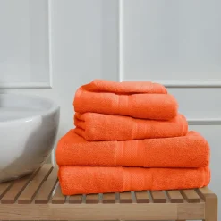 Ensemble de bain 4 pièces (2 draps de bain + 2 serviettes de toilette) LUXURY