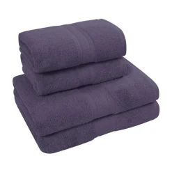 Ensemble de bain 4 pièces (2 draps de bain + 2 serviettes de toilette) LUXURY