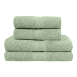 Ensemble de bain 4 pièces (2 draps de bain + 2 serviettes de toilette) LUXURY