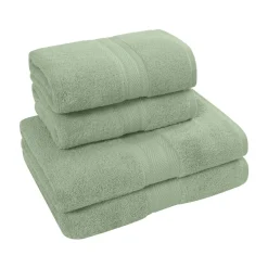 Ensemble de bain 4 pièces (2 draps de bain + 2 serviettes de toilette) LUXURY