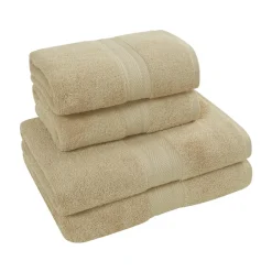 Ensemble de bain 4 pièces (2 draps de bain + 2 serviettes de toilette) LUXURY