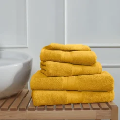 Ensemble de bain 4 pièces (2 draps de bain + 2 serviettes de toilette) LUXURY